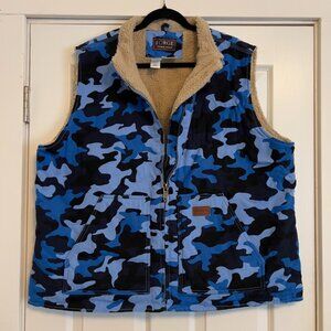 Forge Workwear Blue/Black Camo Sherpa Lined - 3XL Used
